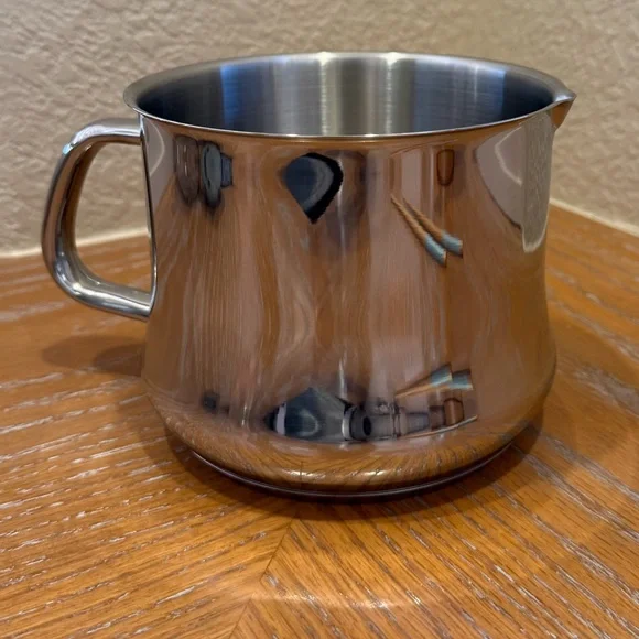 Silampos Classic Stainless Steel 14 Cm Milk Warmer Jug Pot W/Handle Portugal - Picture 2 of 9